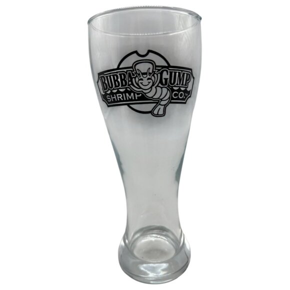 Bubba Gump Shrimp Co. Pilsner Beer Glass 20 oz Clear 8.5" Tall Used READ - Picture 1 of 6